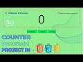 Counter Program project in Javascript - For beginners