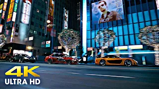 The Fast And The Furious Tokyo Drift 2006 City Chase Scene Open Matte 4K UHD 