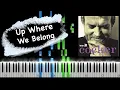 Download Lagu Joe Cocker \u0026 Jennifer Warnes - Up Where We Belong Piano Tutorial