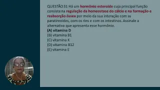 PROVA DE CONCURSO COMENTADA NUTRICIONISTA