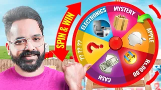 Largest Spin The MYSTERY WHEEL Challenge 😱