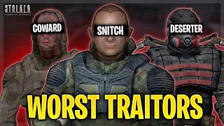 all traitors in stalker shadow of chernobyl