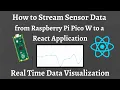 How to Stream Sensor Data from the Raspberry Pi Pico W to a React App in Real-Time using ApexCharts