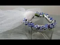 DIY wedding veil flower