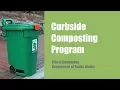 Curbside Composting Program PSA 01 Spring 2018