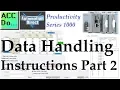 Productivity 1000 PLC Data Handling Instructions P2 - 7 Advanced