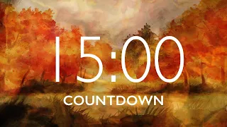 15 Minute Fall Leaves Timer with Relaxing Music and Alarm