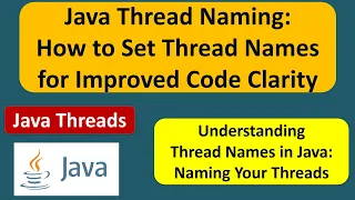 Java Thread Naming Techniques Making Your Threads Easily Identifiable Java Threads
