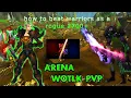 Classic WOTLK How to 1v1 A Warrior as a Rogue 2V2 ARENA 2700 MMR
