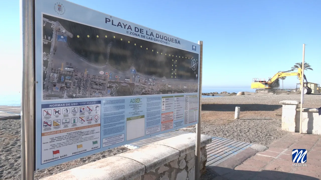 Mejoras en la playa de Las Gaviotas