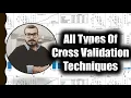 All Type Of Cross Validation With Python All In 1