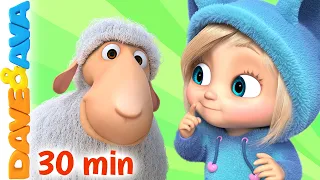 mary had a little lamb dave and ava nursery rhymes colors song baby rhymes and kids songs