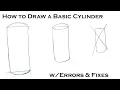How to Draw a Basic Cylinder