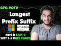 Longest Prefix Suffix gfg potd 22-09-24 GFG Problem of the day