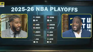 GET UP | Woody’s 1st-Round NBA Playoff Picks: Timberwolves–Nuggets, Hawks–Knicks, Rockets–Lakers ...