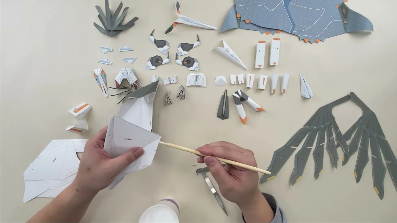 PS5, PS4 | 호라이즌 포비든 웨스트 - 선윙 페이퍼크래프트 튜토리얼 (한글 자막)