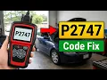 How To Fix P2747 code - Intermediate Shaft Speed Sensor B No Signal