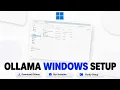 How to Install Ollama on Windows 11 2026 Ollama Local