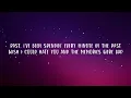 Nate Smith - Wish I Never Felt (Lyrics) | Lyrics Video (Official)