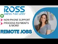Ross Stores Hiring Remote Listen To Recorded Calls Process Payments More Work From Home Jobs