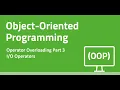 Operator Overloading Part 3 - Operators OOP C