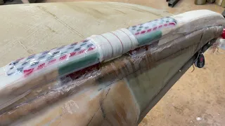 18 June 2023  Rounding the edges and connecting top and bottom webbing