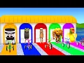 Download Lagu Long Slide Game With Cow Elephant Gorilla Hippopotamus Tiger 3d Animal Game Funny 3d Animals