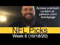 NFL Week 6 Picks 2020 Part 1 of 2 Football Predictions Odds ATS Pick em October 18