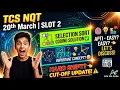 TCS NQT 20th March Slot 2 HARD SHIFT Cut-Off EXACT Coding Solutions Selection Sort