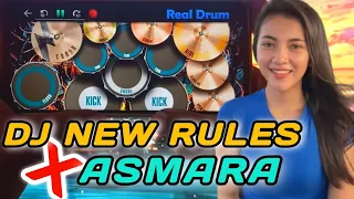 dj new rules x asmara slow tik tok viral terbaru 2023 real drum cover
