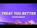 Download Lagu Shawn Mendes - Treat You Better (Lyrics)
