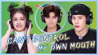 jackson and bai lu it feels so weird when there is a sound delay in the headphones clip