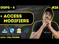 Access Modifiers in JAVA OOPS-4 JAVA DSA COURSE