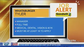 JOB ALERT Whataburger in Tyler hiring for full-time manager