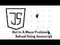 How to Solve Mazes with JavaScript Backtracking Algorithm Tutorial