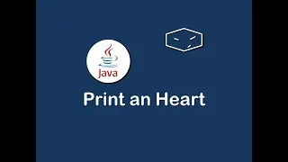 print an heart in java