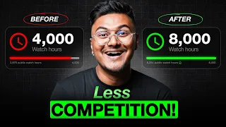 YouTube 8,000 Watch Hours Rule (This is Your Chance!) 🔥