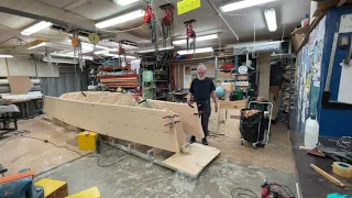 Creating strong points for bending stem and stern together