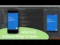 Android Onboarding Screen