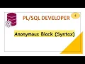 Anonymous Block Syntax