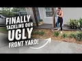 Insane front yard makeover EMBARRASSING TO BEAUTIFUL Starter home updates