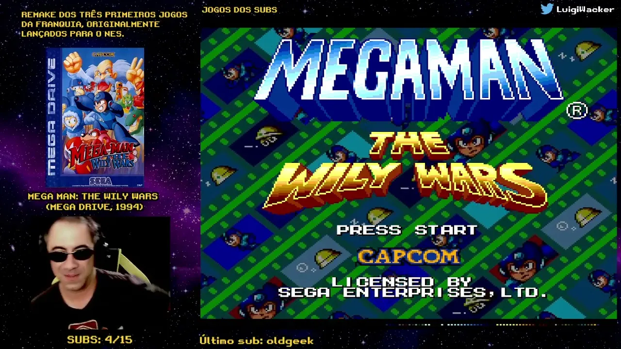 Mega Man: The Wily Wars (Mega Drive) - 1° Dia (Jogos dos Subs)