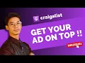 How to Get Your Craigslist Ad on Top