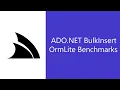 Load data fast with ADO NET RDBMS Bulk Insert APIs