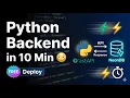 Build Deploy Python FastAPI API with Prisma NeonDB FREE Hosting