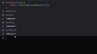 Learning Programming with Javascript - Bitwise Operations