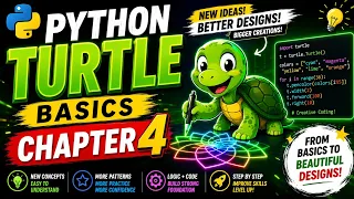 Python Turtle Chapter 4 Nested Loops se Amazing Patterns Next Level Coding Hindi