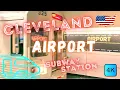 CLEVELAND USA - AIRPORT SUBWAY STATION