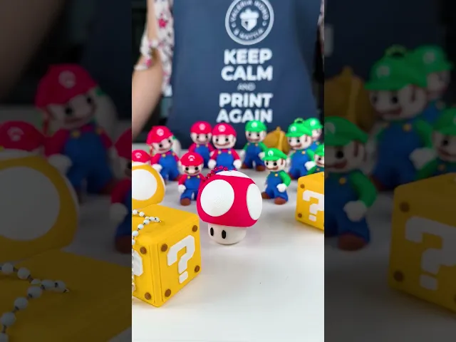 Flexi Super Mario & Luigi (Toy, Keychain & Magnet), Fan-Art video thumbnail