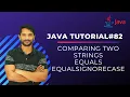 Equality of Two Strings in Java Equals EqualsIgnoreCase In Hindi